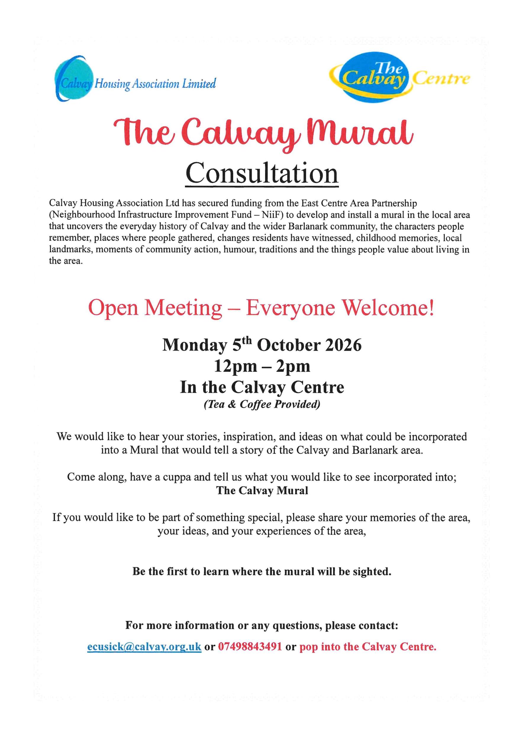 calvay mural consultation
